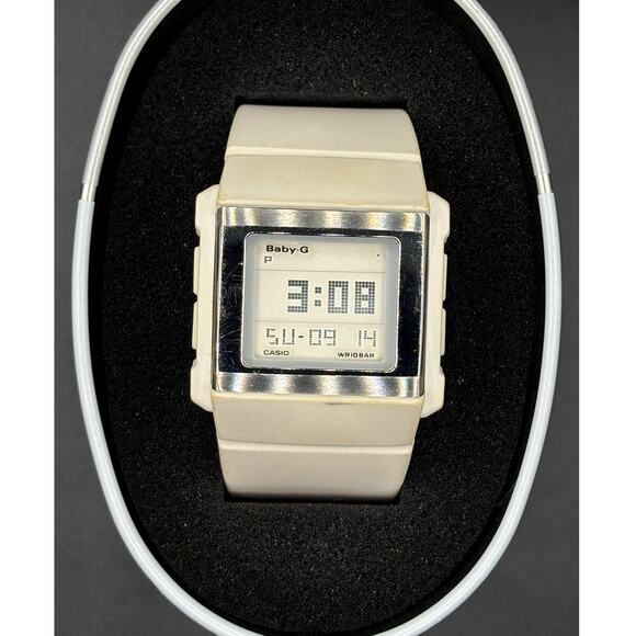 Casio Baby-G BG-2001 Vintage Y2K White Digital Watch 100M main image 14